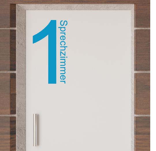 Türaufkleber selber gestalten