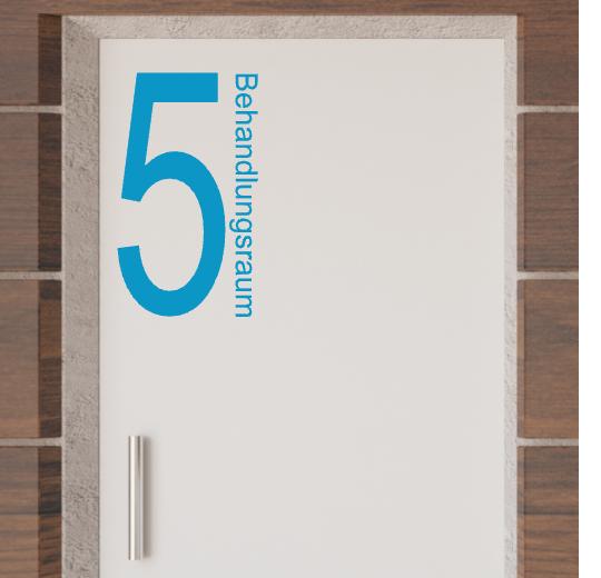 Türaufkleber selber gestalten