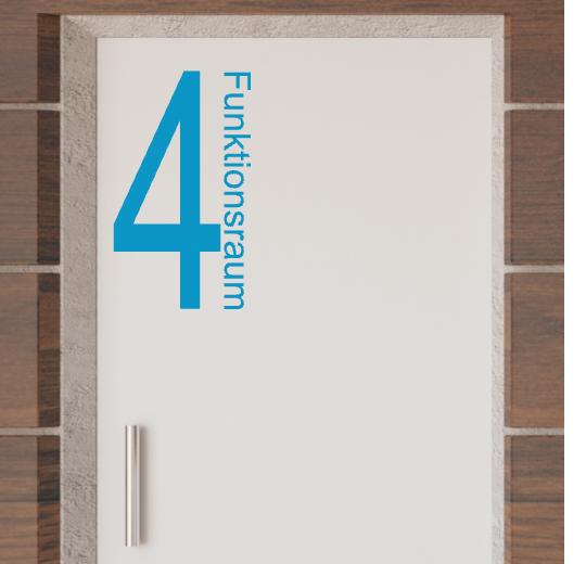 Türaufkleber selber gestalten