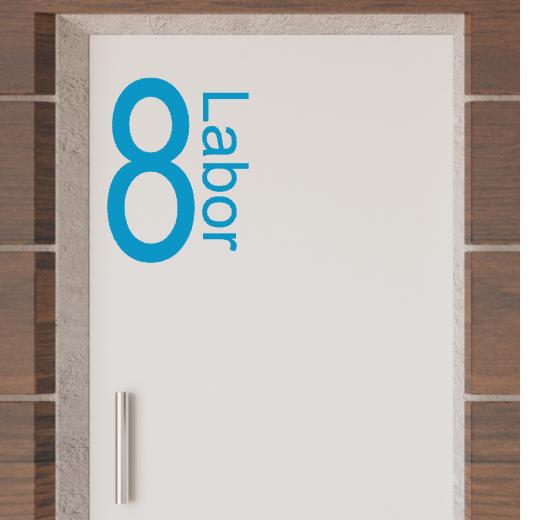 Türaufkleber selber gestalten