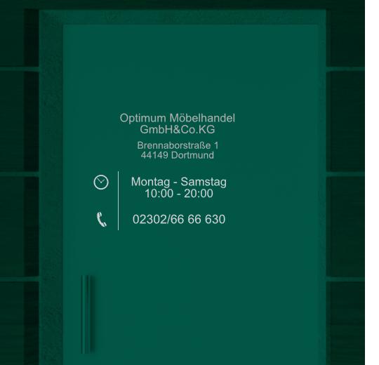 Türaufkleber selber gestalten