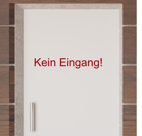 Türaufkleber selber gestalten