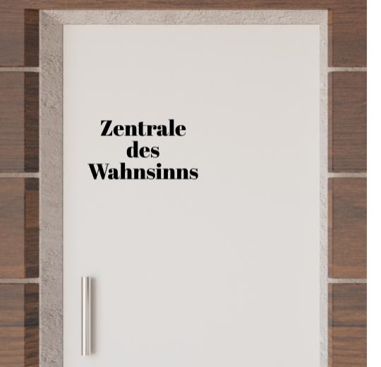 Türaufkleber selber gestalten