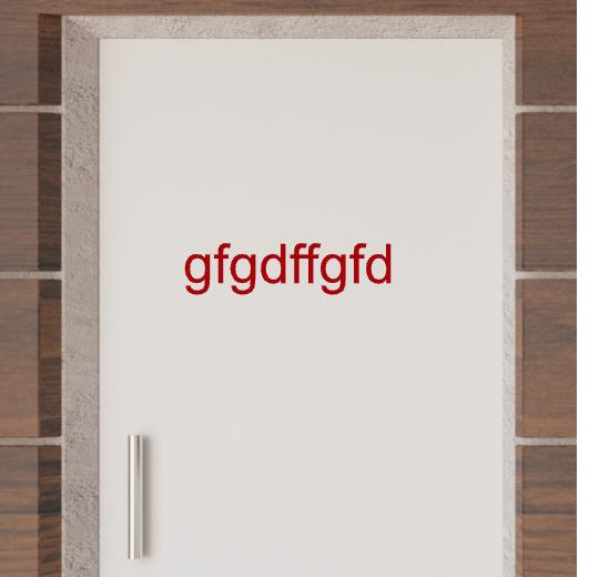 Türaufkleber selber gestalten