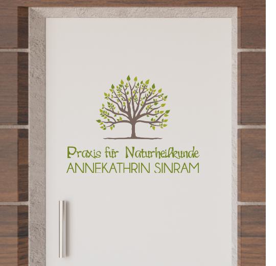 Türaufkleber selber gestalten