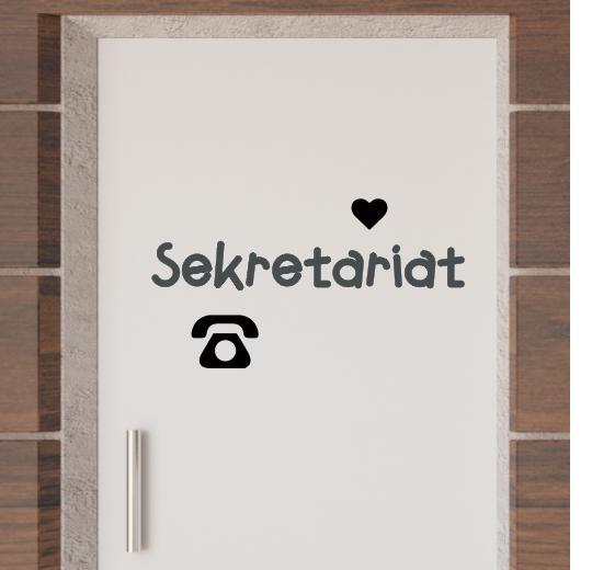 Türaufkleber selber gestalten