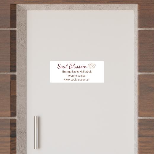 Türaufkleber selber gestalten