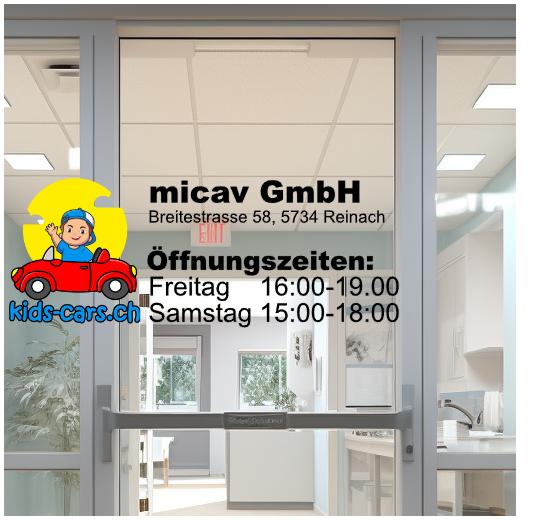 Glastüraufkleber selber gestalten