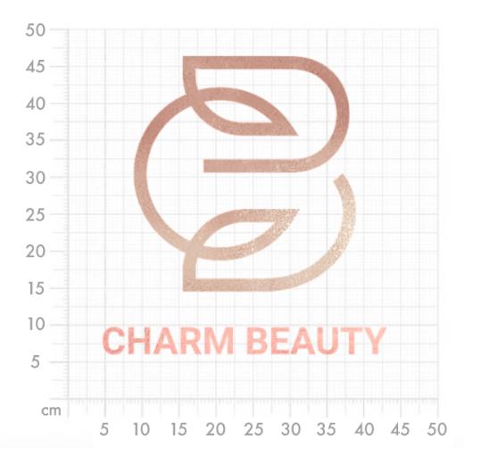 Aufkleber selber gestalten - Arbeitsfläche 50cm x 50cm