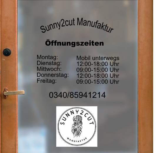 Öffnungszeiten Aufkleber selber gestalten