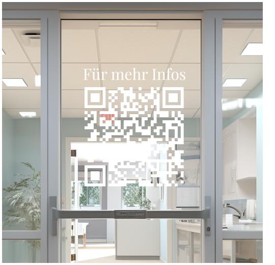 Glastüraufkleber selber gestalten