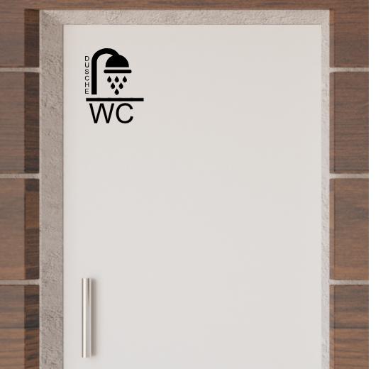 Türaufkleber selber gestalten