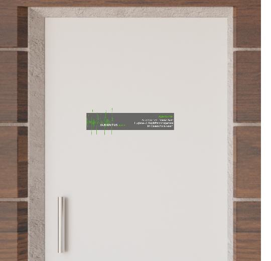 Türaufkleber selber gestalten