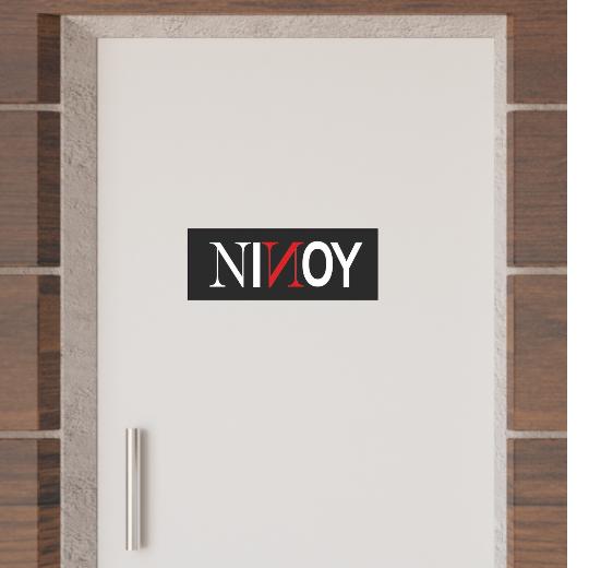 Türaufkleber selber gestalten