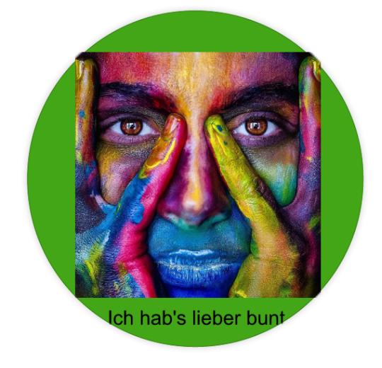 Aufkleber Rund 10cm - Eigenes Design