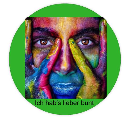 Aufkleber Rund 10cm - Eigenes Design