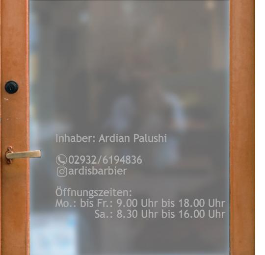 Öffnungszeiten Aufkleber selber gestalten