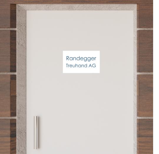 Türaufkleber selber gestalten