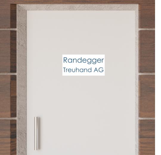 Türaufkleber selber gestalten