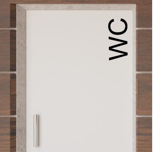 Türaufkleber selber gestalten