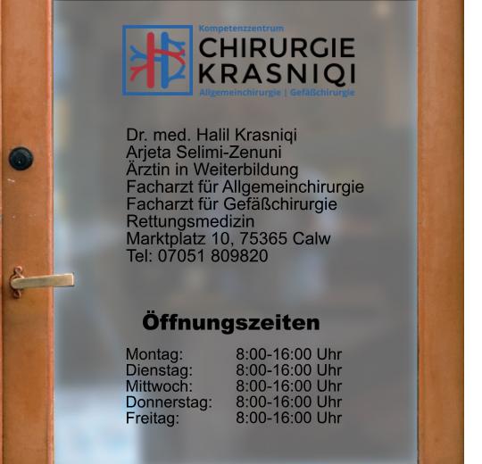 Öffnungszeiten Aufkleber selber gestalten