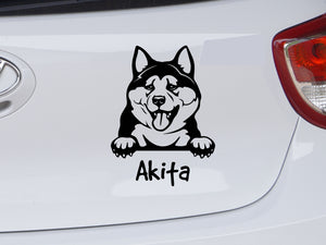 Autocollants chien Akita
