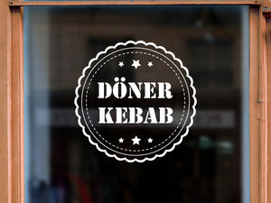 Aufkleber Döner Kebab Stemepel