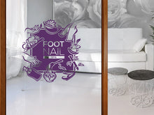 Laden Sie das Bild in den Galerie-Viewer, Aufkleber Fußpflege Nagelpflege Foot Nail Spa
