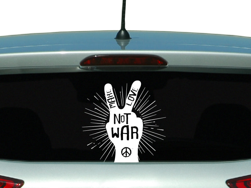 Make Love Not War Aufkleber Sticker