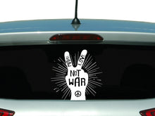 Cargue la imagen en el visor de la galería, calcomanía Make Love Not War Decal