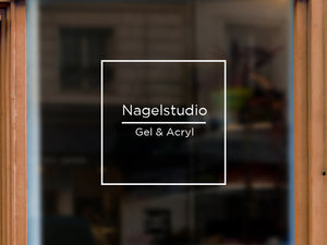 Aufkleber Nagelstudio Gel & Acryl