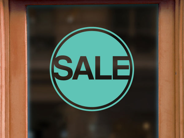 Aufkleber Sale Rund Modern
