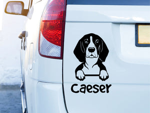 Autoaufkleber Beagle #2