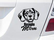 Cargue la imagen en el visor de la galería, pegatina para el parachoques Beagle Mom