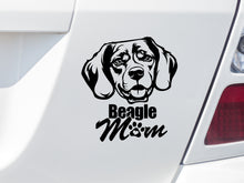 Laden Sie das Bild in den Galerie-Viewer, Beagle Mom Autoaufkleber
