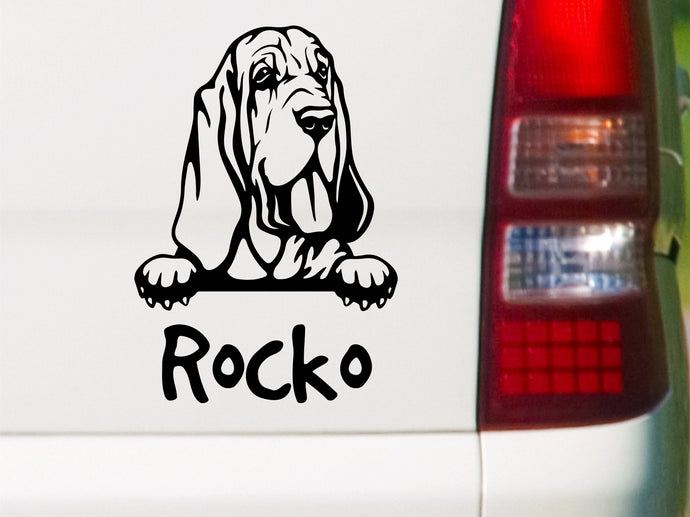Autoaufkleber Bloodhound