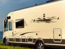 Cargue la imagen en el visor de la galería, calcomanía del faro en una autocaravana