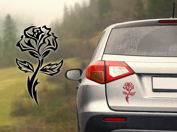 Aufkleber Rose Tribal