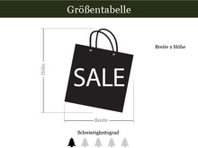 Laden Sie das Bild in den Galerie-Viewer, größentabelle Aufkleber Sale Tüte