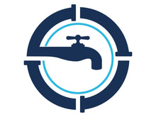 Laden Sie das Bild in den Galerie-Viewer, Aufkleber Sanitärdienst Logo Rohre personalisierbar