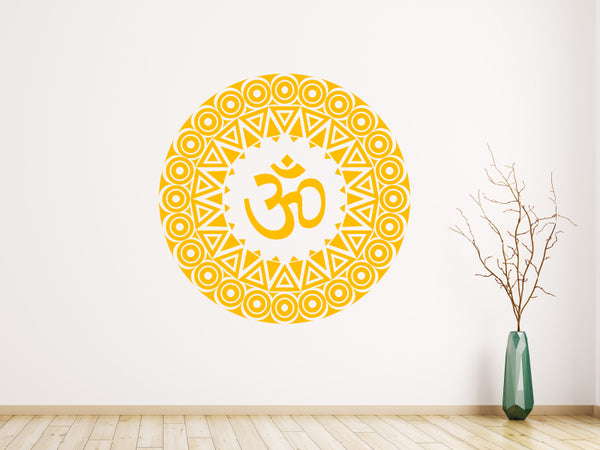 Wandtattoo Mandala Omm