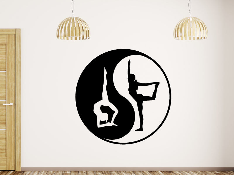 Sticker mural Yoga Yin Yang