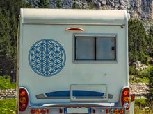 Cargue la imagen en el visor de la galería, flor de la vida autocaravana calcomanía 2