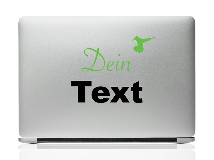 Laptop Aufkleber selber gestalten