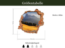 Laden Sie das Bild in den Galerie-Viewer, Wandtattoo Dolomiten im Herbst Steinwand