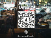 Cargue la imagen en el visor de la galería, calcomanía de la ventana Don't be Hangry para el servicio de entrega