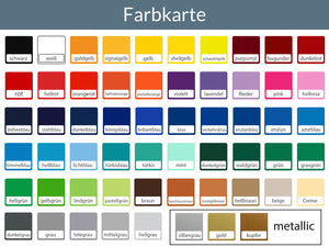 Farbkarte für Wohnmobil Aufkleber Vegvisir