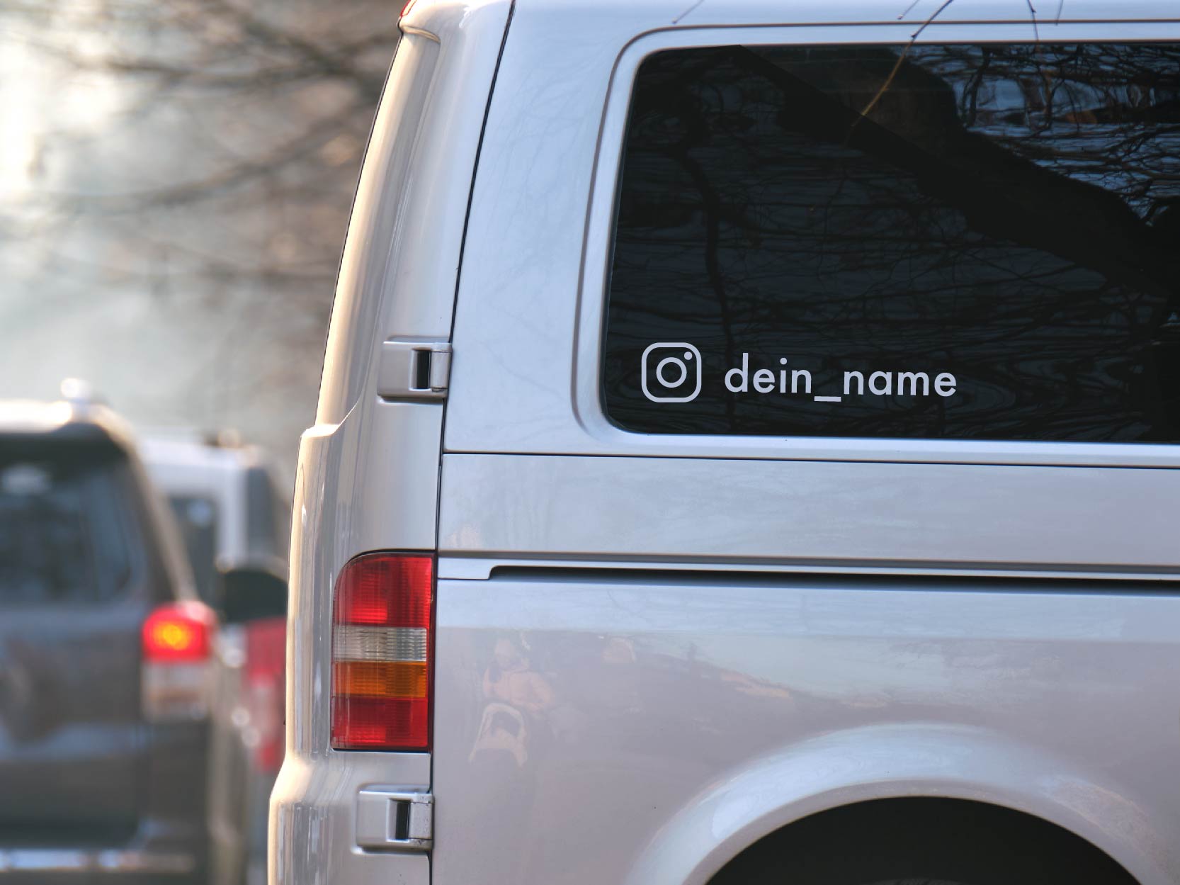 Benutzerdefinierte Instagram-Aufkleber für Wohnmobile  Symbole und Logos,  Aufkleber für Vans, Wohnmobile und Wohnwägen.